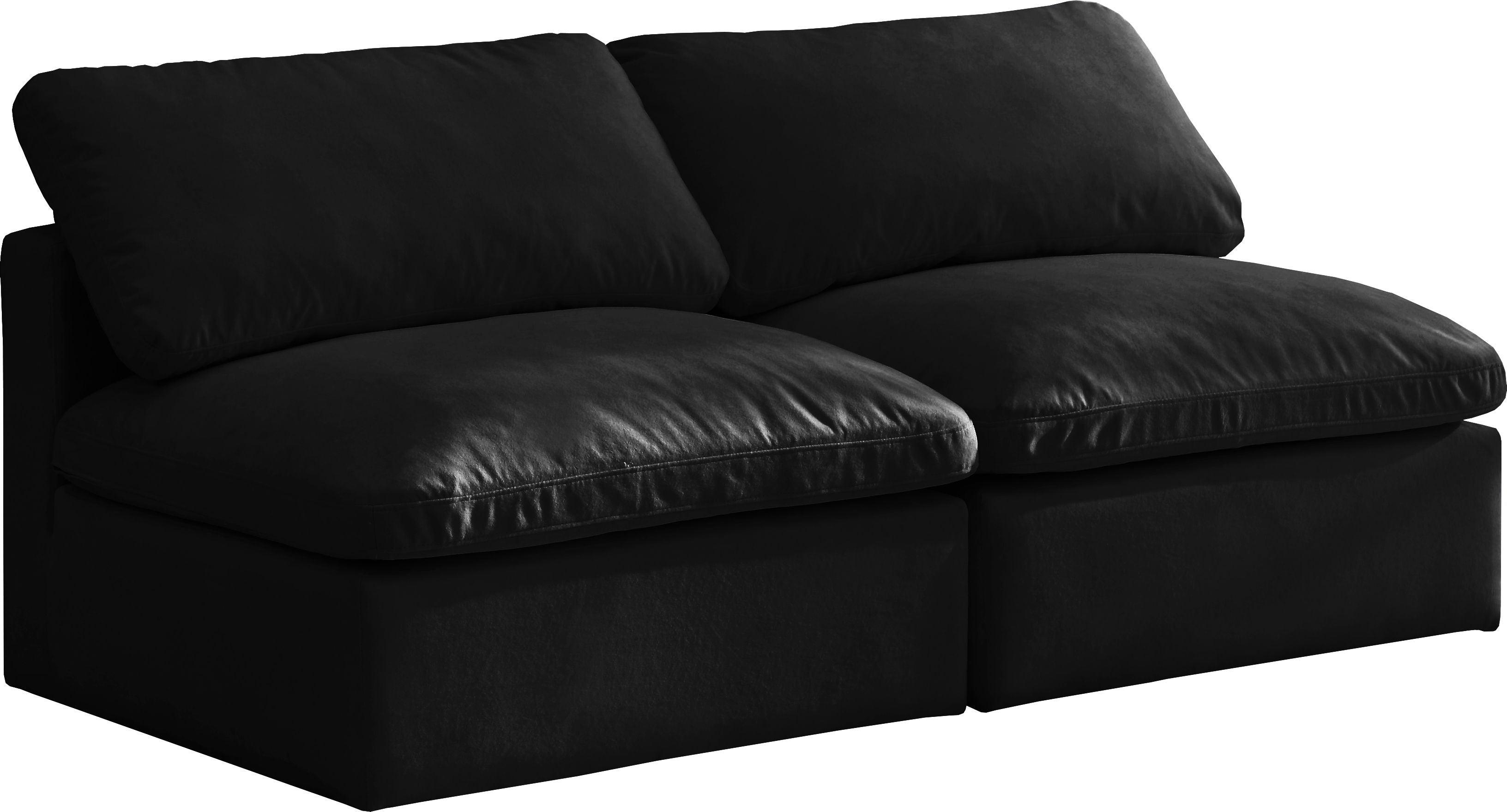 Meridian Furniture - Plush - Modular Armless 2 Seat Sofa - 5th Avenue Furniture