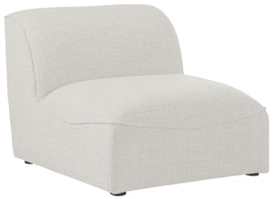 Meridian Furniture - Miramar - Armless Chair - Cream - 5th Avenue Furniture