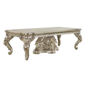 ACME - Danae - Dining Table - Champagne & Gold Finish - 5th Avenue Furniture