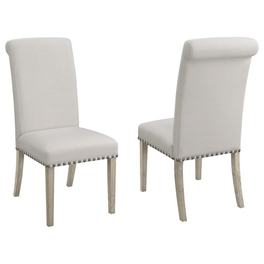 CoasterEssence - Salem - Upholstered Side Chairs (Set of 2) - Rustic Smoke And Gray - 5th Avenue Furniture