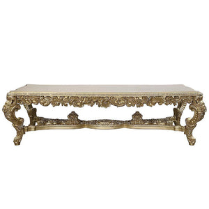 ACME - Bernadette - Dining Table - Gold Finish - 31" - 5th Avenue Furniture