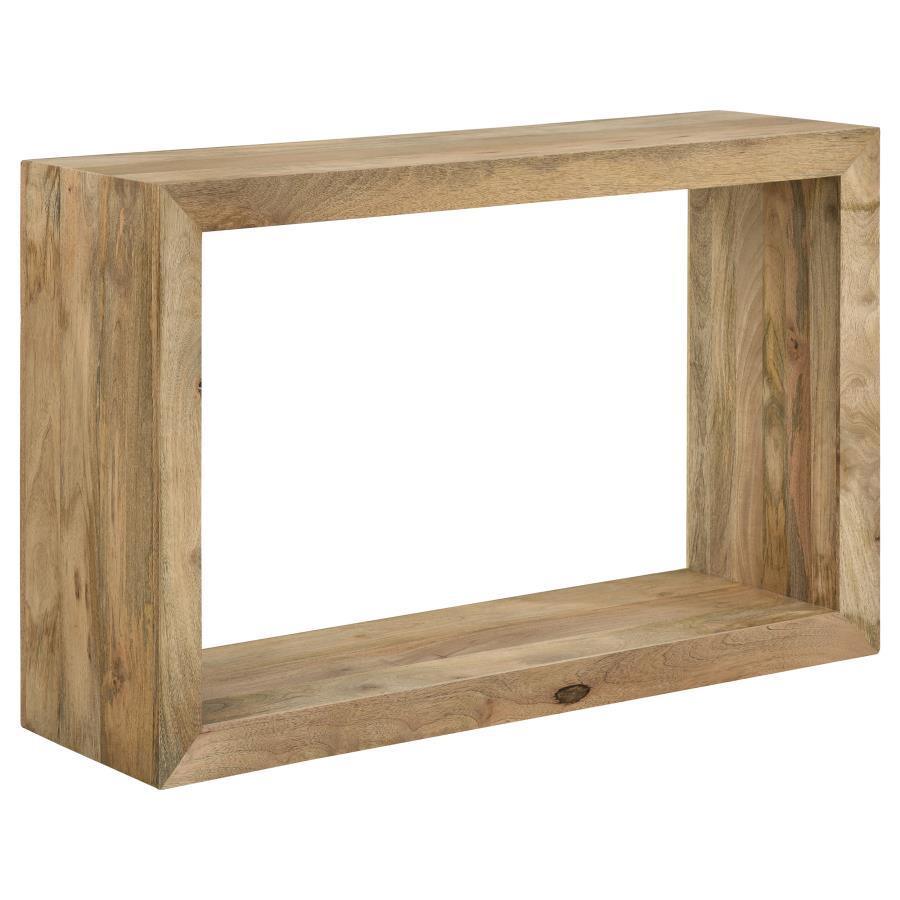 Coaster Fine Furniture - Benton - Rectangular Solid Wood Sofa Table - Natural - 5th Avenue Furniture