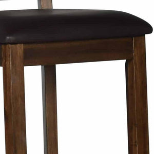 Steve Silver Furniture - Saranac - Counter Chair (Set of 2) - Dark Brown - 5th Avenue Furniture