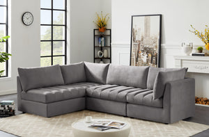 Meridian Furniture - Jacob - 4 Pc. Modular Sectional - 5th Avenue Furniture