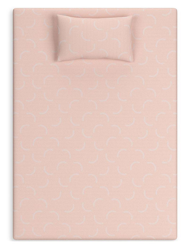 Sierra Sleep® by Ashley - Ikidz Coral - Mattress And Pillow Set of 2 - 5th Avenue Furniture