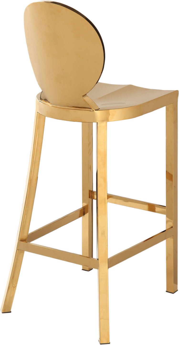 Meridian Furniture - Maddox - Stool - Yellow - 5th Avenue Furniture