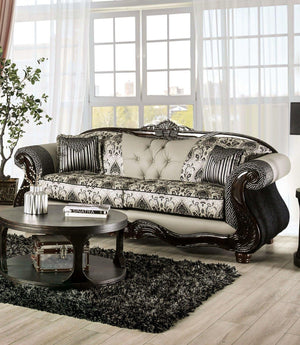 Furniture of America - Crespignano - Sofa - Black / Gray - 5th Avenue Furniture