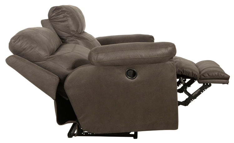 Catnapper - Atlas - Reclining Sofa - Charcoal - 5th Avenue Furniture