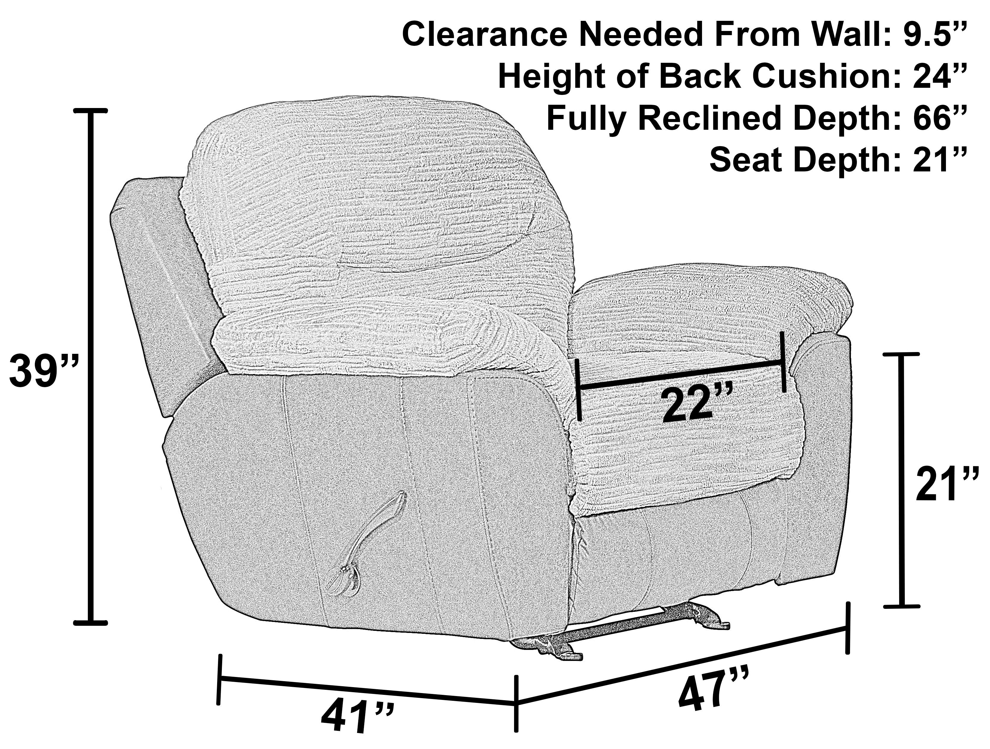 McMahon - Glider Recliner - Bark - 5th Avenue Furniture