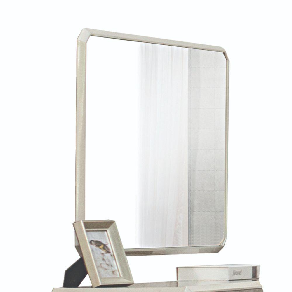 ACME - Kordal - Mirror - Vintage Beige PU - 5th Avenue Furniture