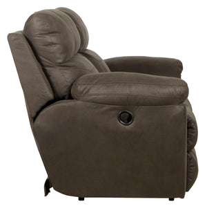 Catnapper - Atlas - Recliner Console Loveseat With Storage - Charcoal - 5th Avenue Furniture