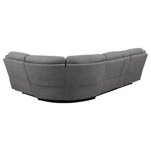 CoasterEssence - Higgins - Four-Piece Upholstered Power Sectional - 5th Avenue Furniture