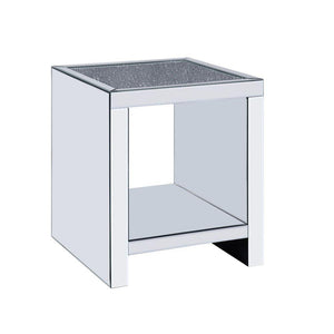 ACME - Malish - End Table - Mirrored - 5th Avenue Furniture