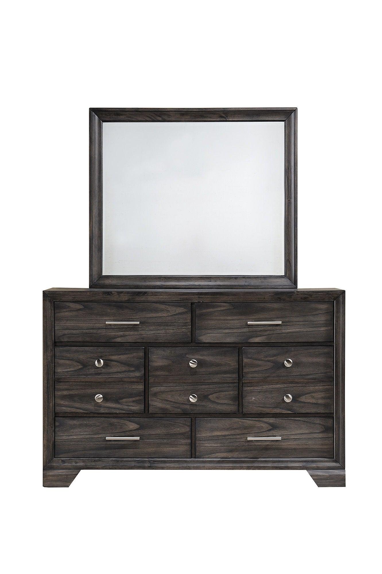 Crown Mark - Jaymes - Dresser, Mirror - 5th Avenue Furniture