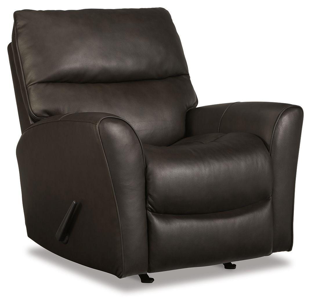 Signature Design by Ashley® - Mcaleer - Thunder - Rocker Recliner - 5th Avenue Furniture