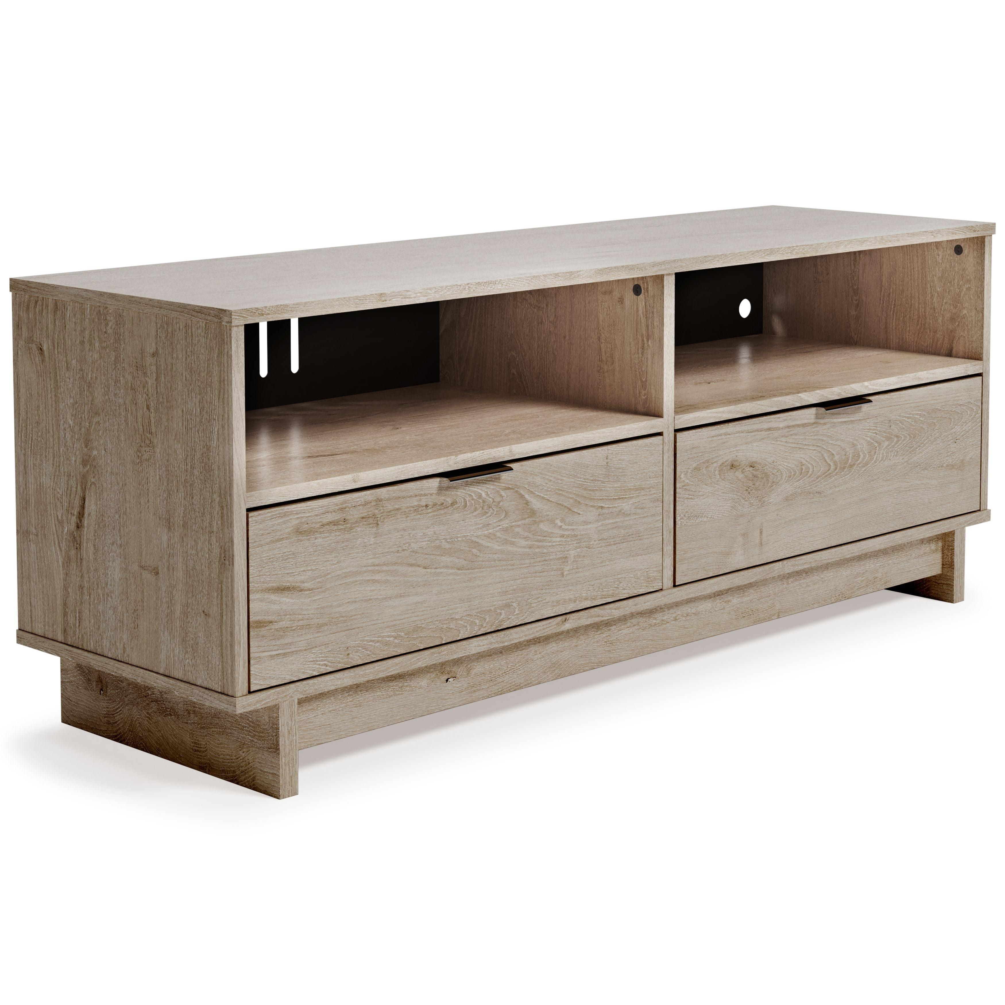 Ashley Furniture - Oliah - Natural - Medium TV Stand - 5th Avenue Furniture