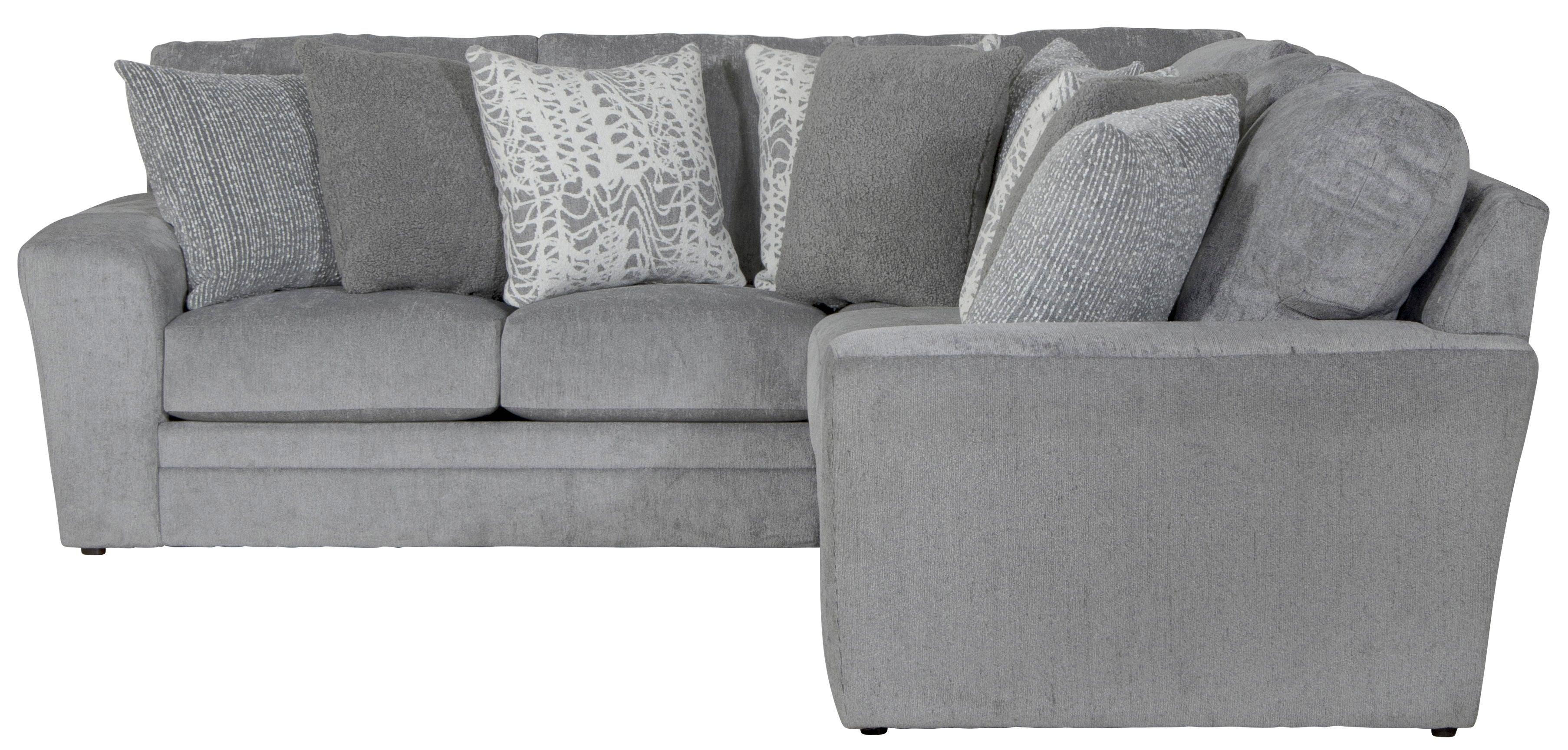 Jackson - Glacier - 2 Piece Sectional With 9 Included Accent Pillows - 5th Avenue Furniture