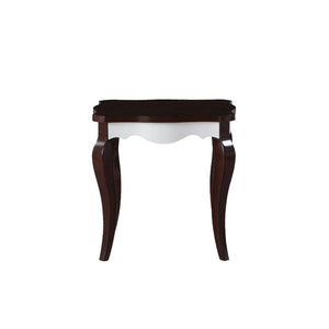 ACME - Mathias - End Table - Walnut & White - 5th Avenue Furniture