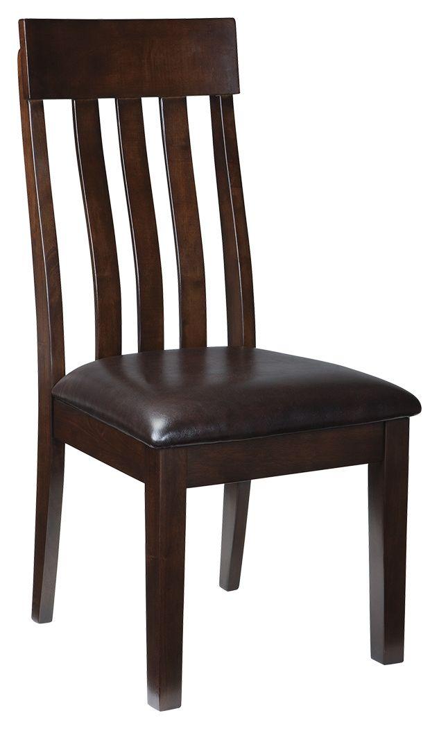Ashley Furniture - Haddigan - Dark Brown - Dining Uph Side Chair (Set of 2) - 5th Avenue Furniture