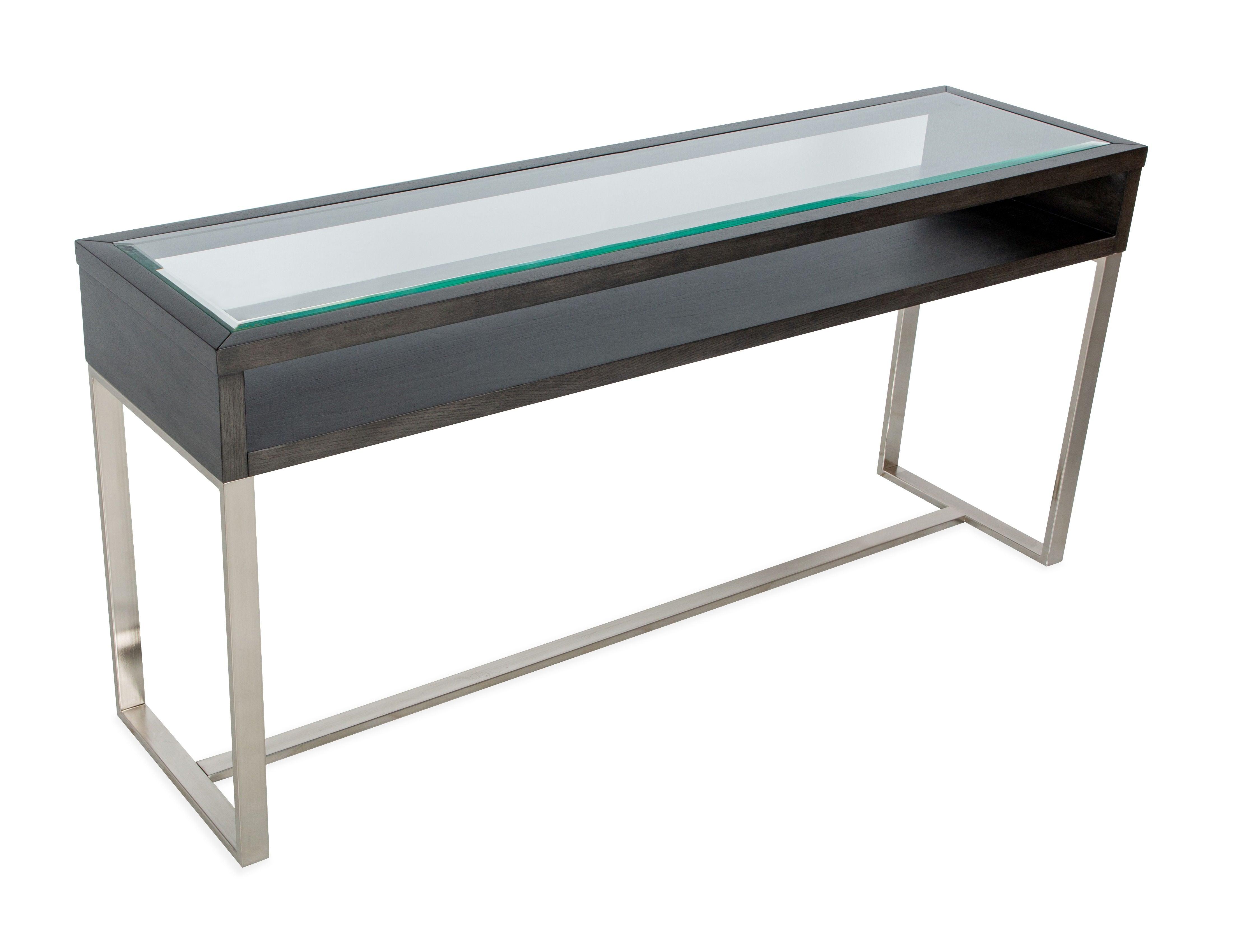 Magnussen Furniture - Langston - Rectangular Sofa Table - Ebony - 5th Avenue Furniture