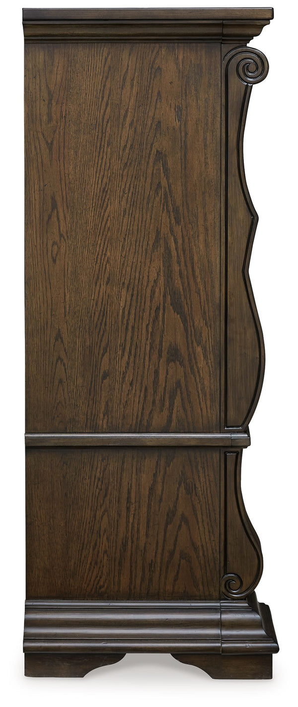 Maylee - Dark Brown - Five Drawer Chest - 5th Avenue Furniture