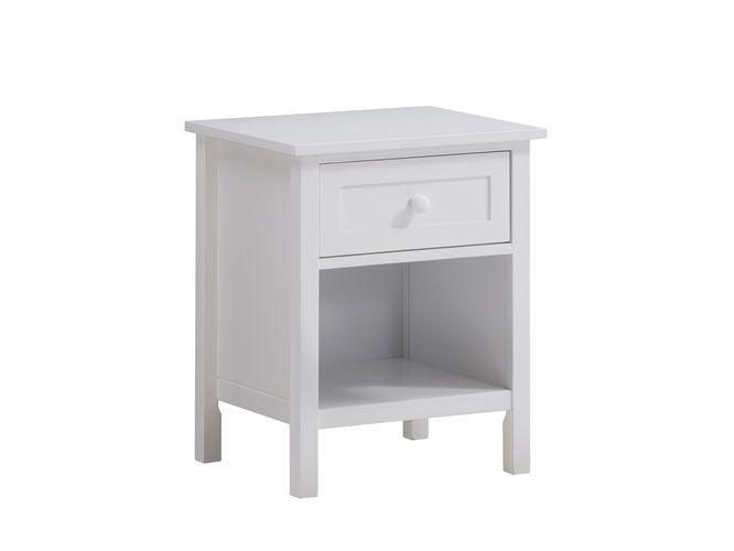 ACME - Iolanda - Nightstand - White Finish - 5th Avenue Furniture