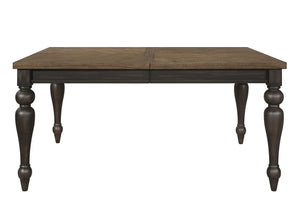 Crown Mark - Hilara - Dining Table (18 Leaf) - Brown - 5th Avenue Furniture