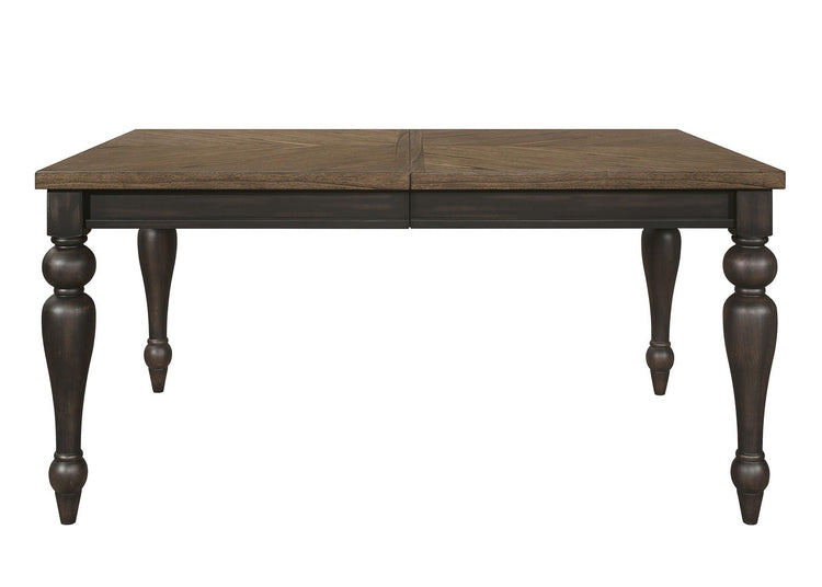 Crown Mark - Hilara - Dining Table (18 Leaf) - Brown - 5th Avenue Furniture