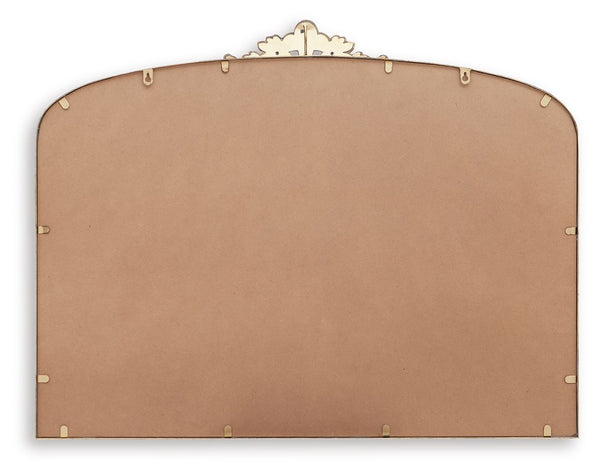 Tellora - Gold Finish - Accent Mirror - 5th Avenue Furniture