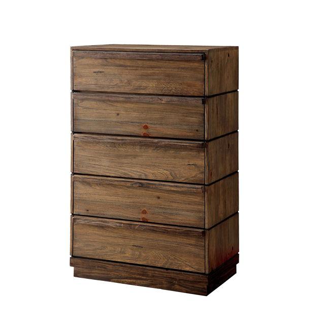 Furniture of America - Coimbra - Chest - Rustic Natural Tone - 5th Avenue Furniture