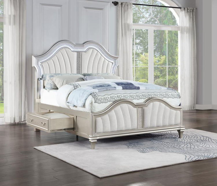 Coaster Fine Furniture - Evangeline - Storage Bed With LED Headboard - 5th Avenue Furniture