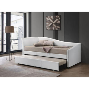 ACME - Jedda - Daybed - White PU - 5th Avenue Furniture