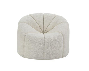 ACME - Osmash - Chair - White Teddy Sherpa - 5th Avenue Furniture