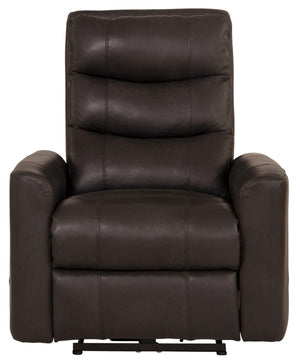 Catnapper - Bosa - Power Recliner - Charcoal - Leather - 5th Avenue Furniture