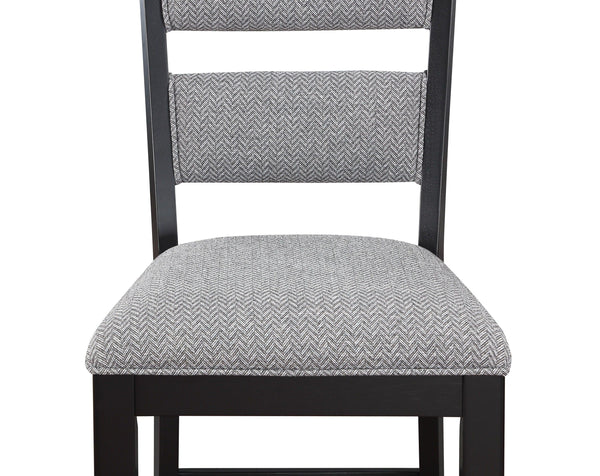 Crown Mark - Frey - Counter Height Chair (Set of 2) - Black - 5th Avenue Furniture