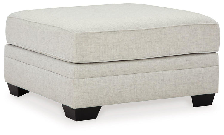 Signature Design by Ashley® - Huntsworth - Dove Gray - Oversized Accent Ottoman - 5th Avenue Furniture