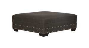 Crawford - Cocktail Ottoman - Dark Gray - 5th Avenue Furniture