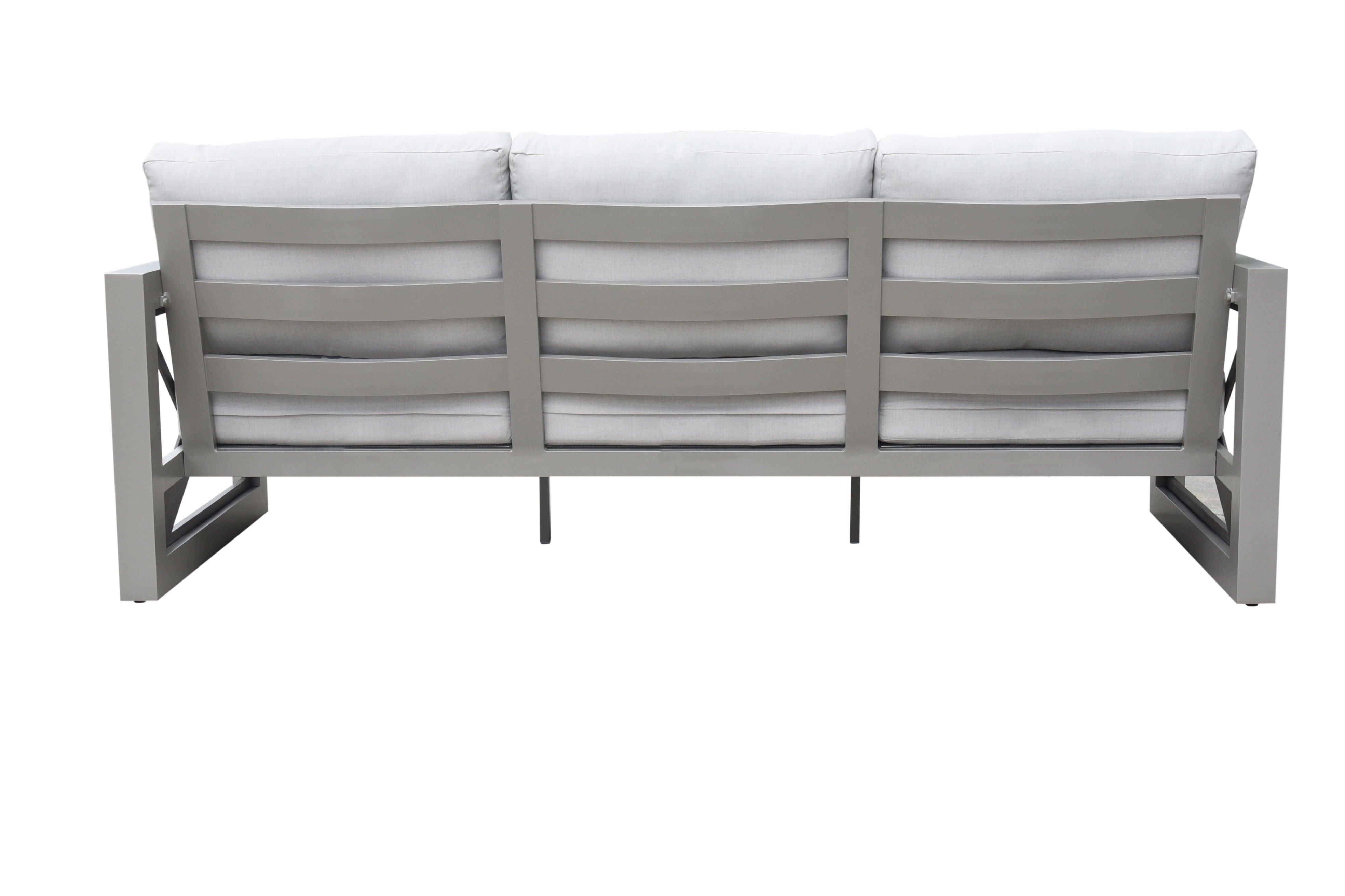 Steve Silver Furniture - Dalilah - Patio Sofa - Gray - 5th Avenue Furniture