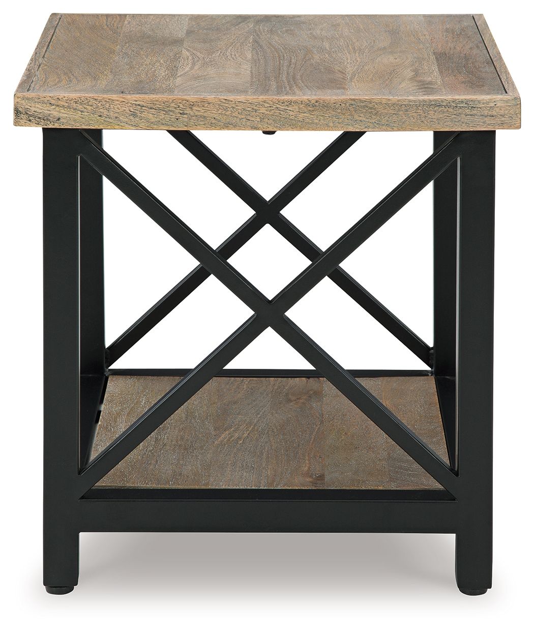 Bristenfort - Brown / Black - Rectangular End Table - 5th Avenue Furniture