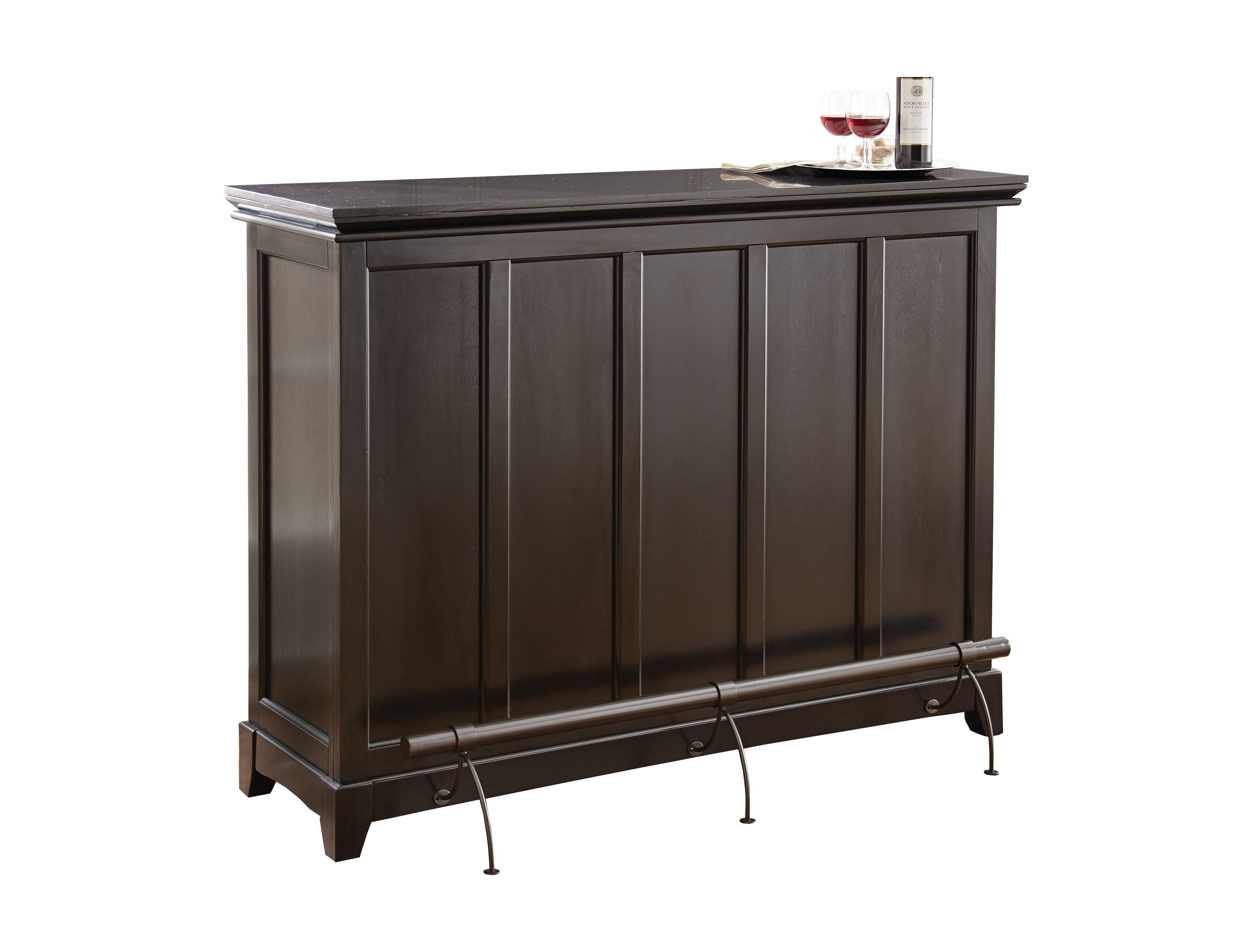 Steve Silver Furniture - Garcia - Silverstone Top Counter - Dark Brown - 5th Avenue Furniture