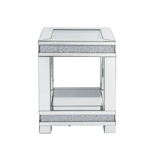 ACME - Noralie - End Table - Pearl Silver - Wood - 24" - 5th Avenue Furniture