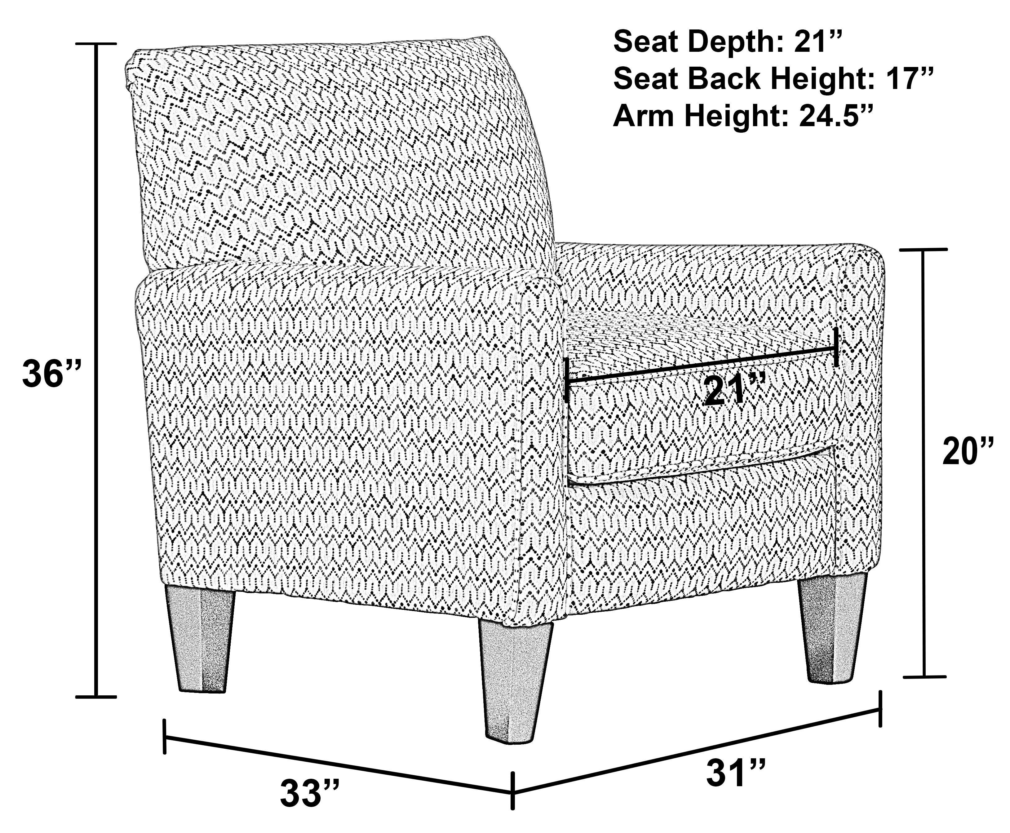 Jackson - Lewiston - Accent Chair - Graphite - 5th Avenue Furniture