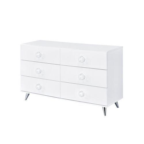 ACME - Perse - Dresser - White Finish - 5th Avenue Furniture