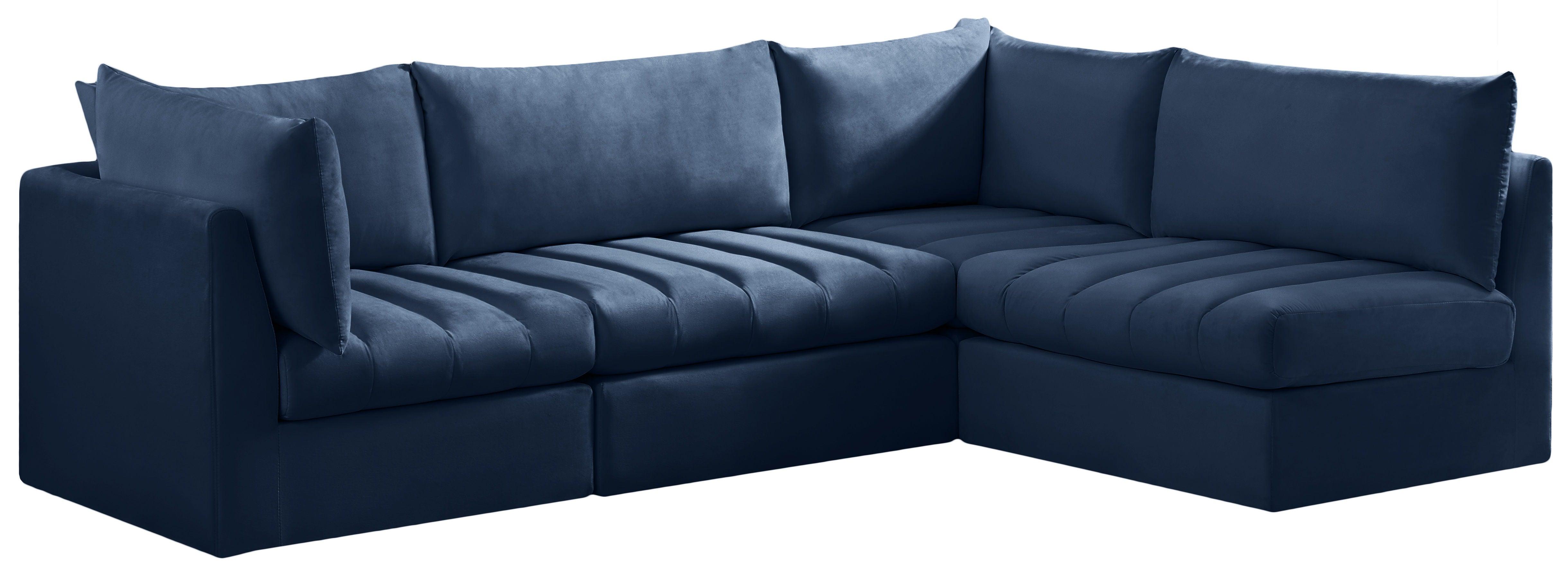 Meridian Furniture - Jacob - 4 Pc. Modular Sectional - 5th Avenue Furniture