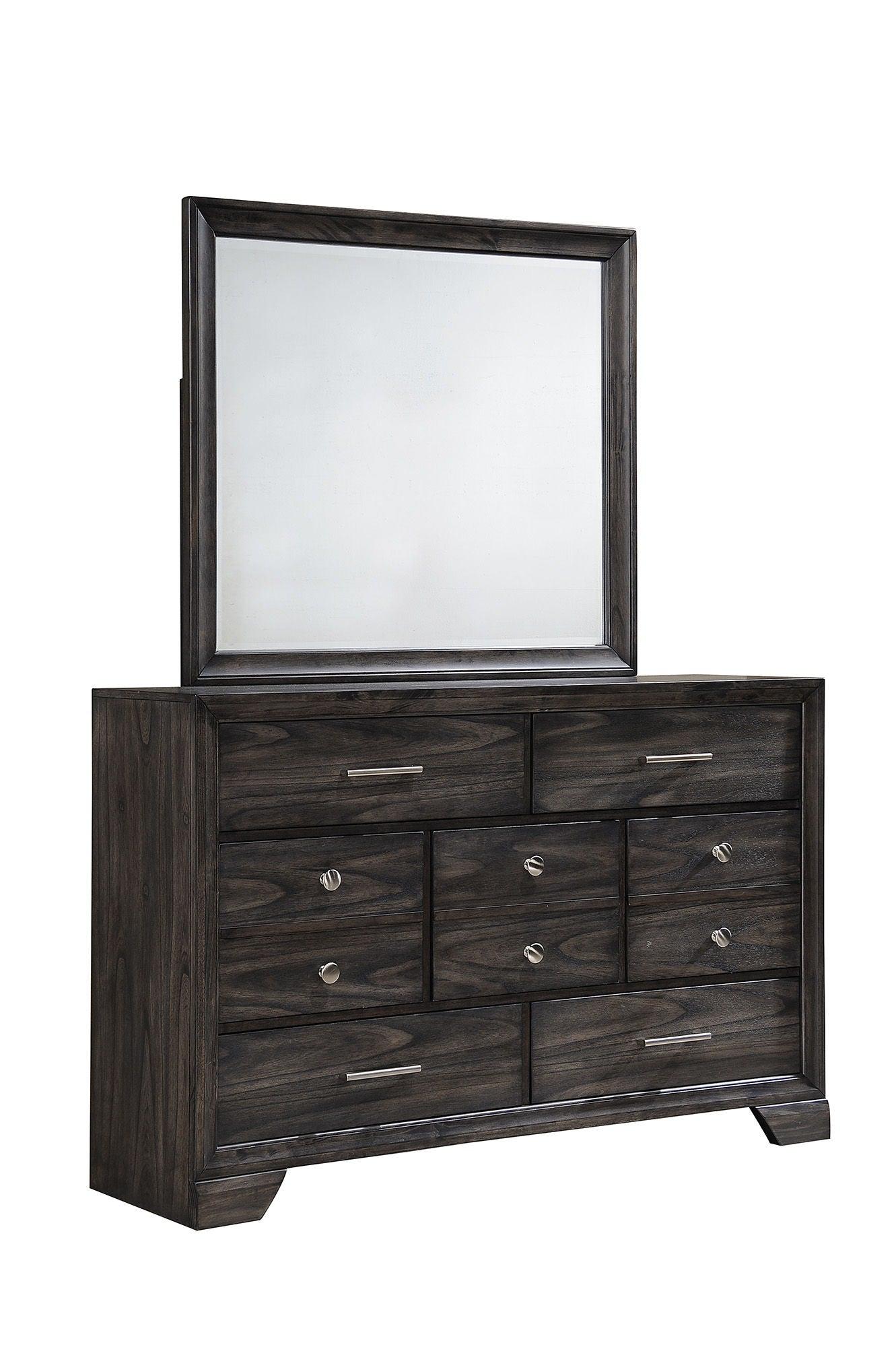 Crown Mark - Jaymes - Dresser, Mirror - 5th Avenue Furniture
