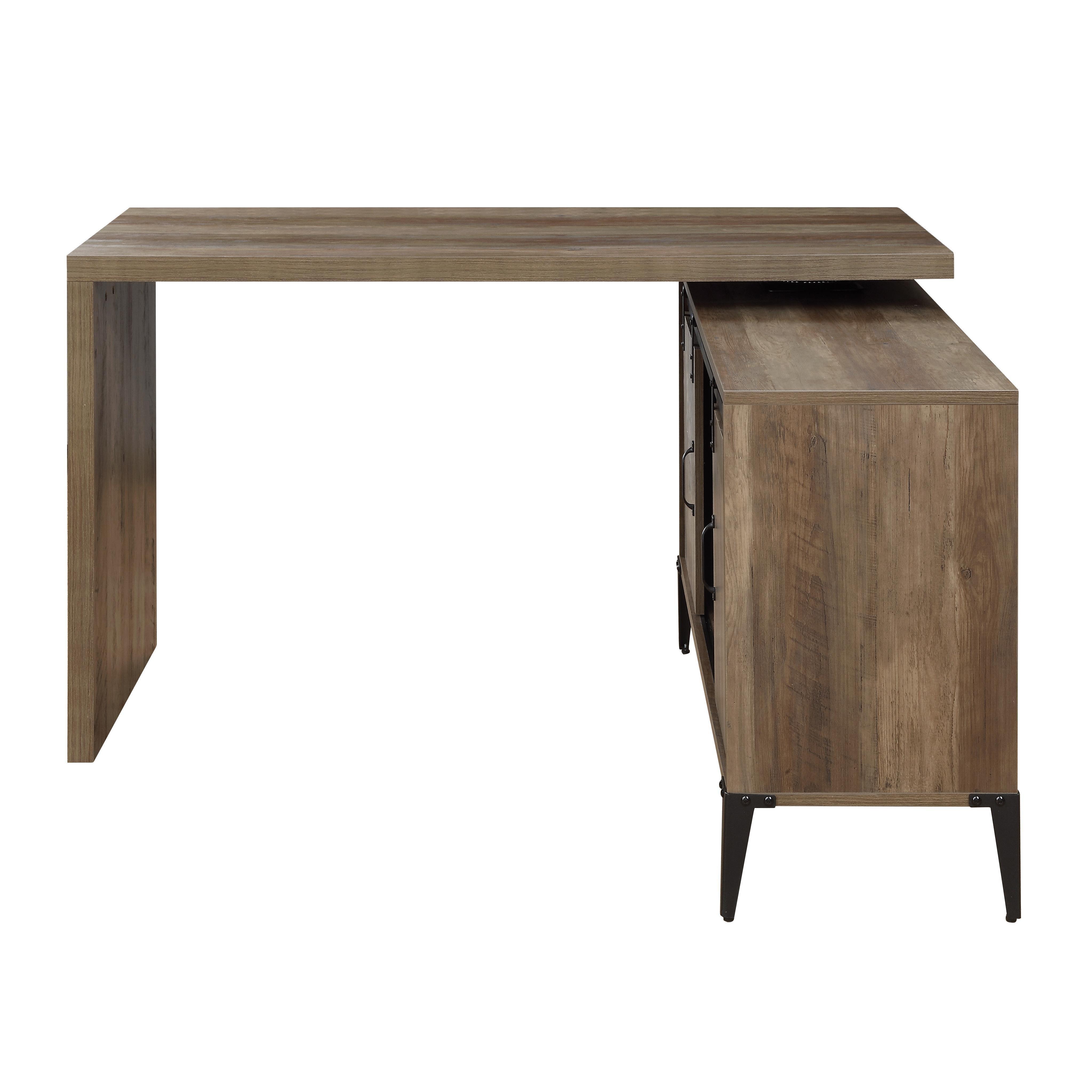 ACME - Zakwani - Writing Desk - Rustic Oak - 5th Avenue Furniture