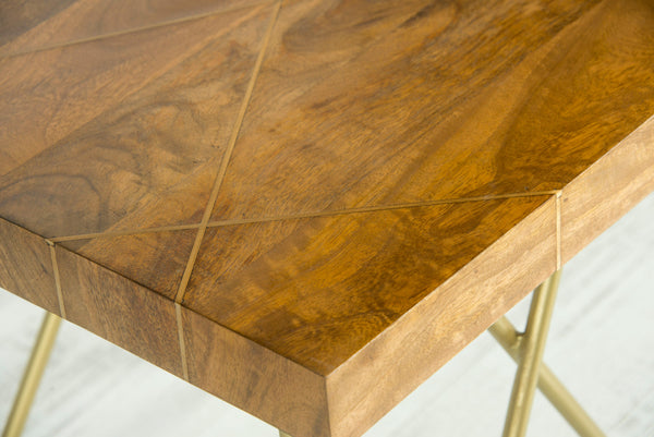 Steve Silver Furniture - Walter - 3 Piece Table Set - Brown - 5th Avenue Furniture
