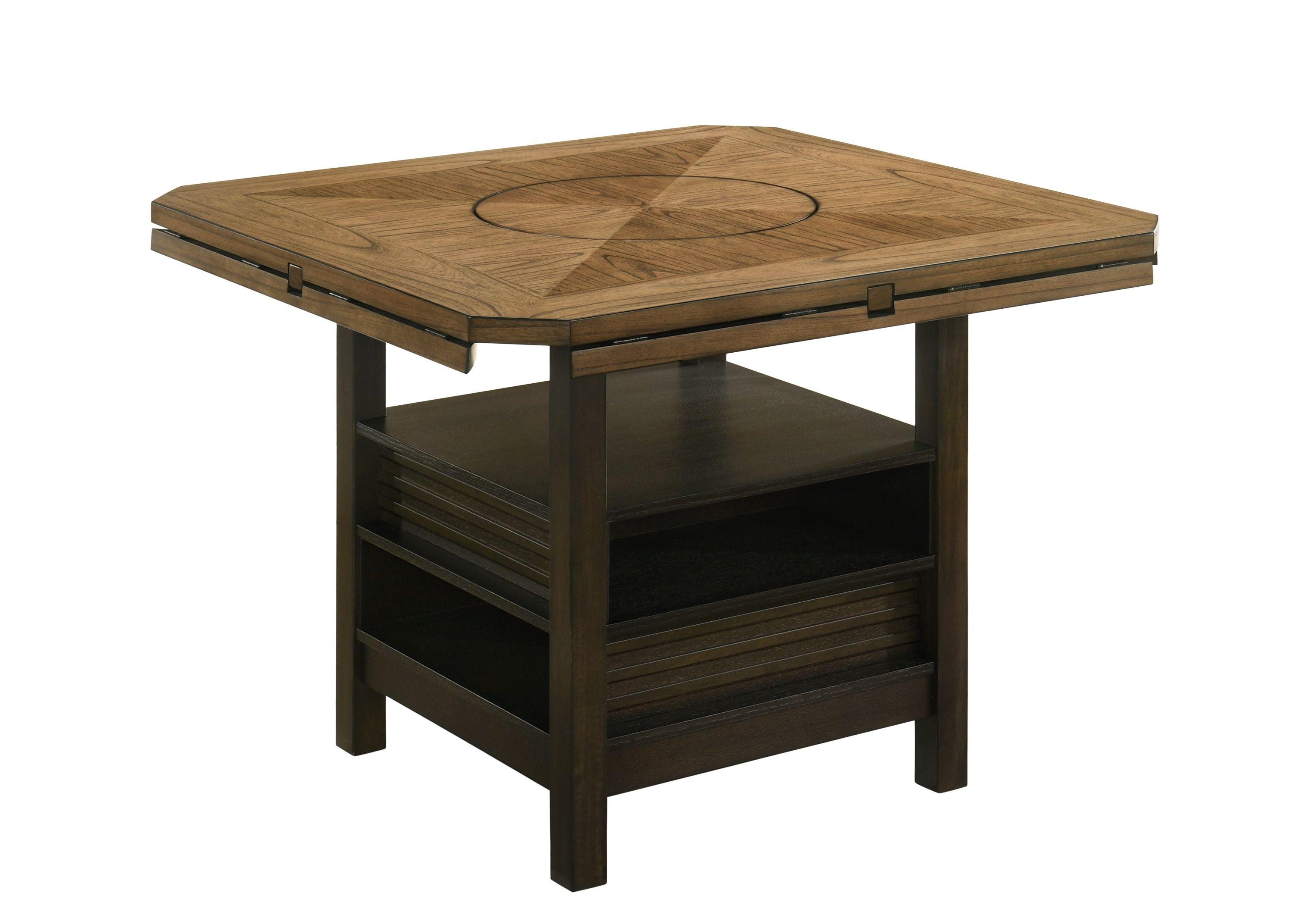 Crown Mark - Oakly - Counter Height Table - Dark Brown - 5th Avenue Furniture