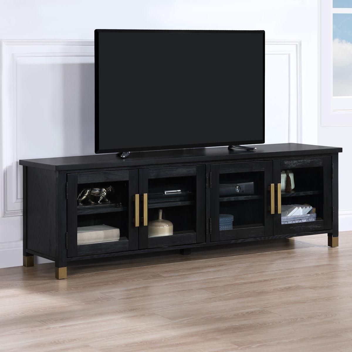 Steve Silver Furniture - Yves - TV Stand - Black - 5th Avenue Furniture