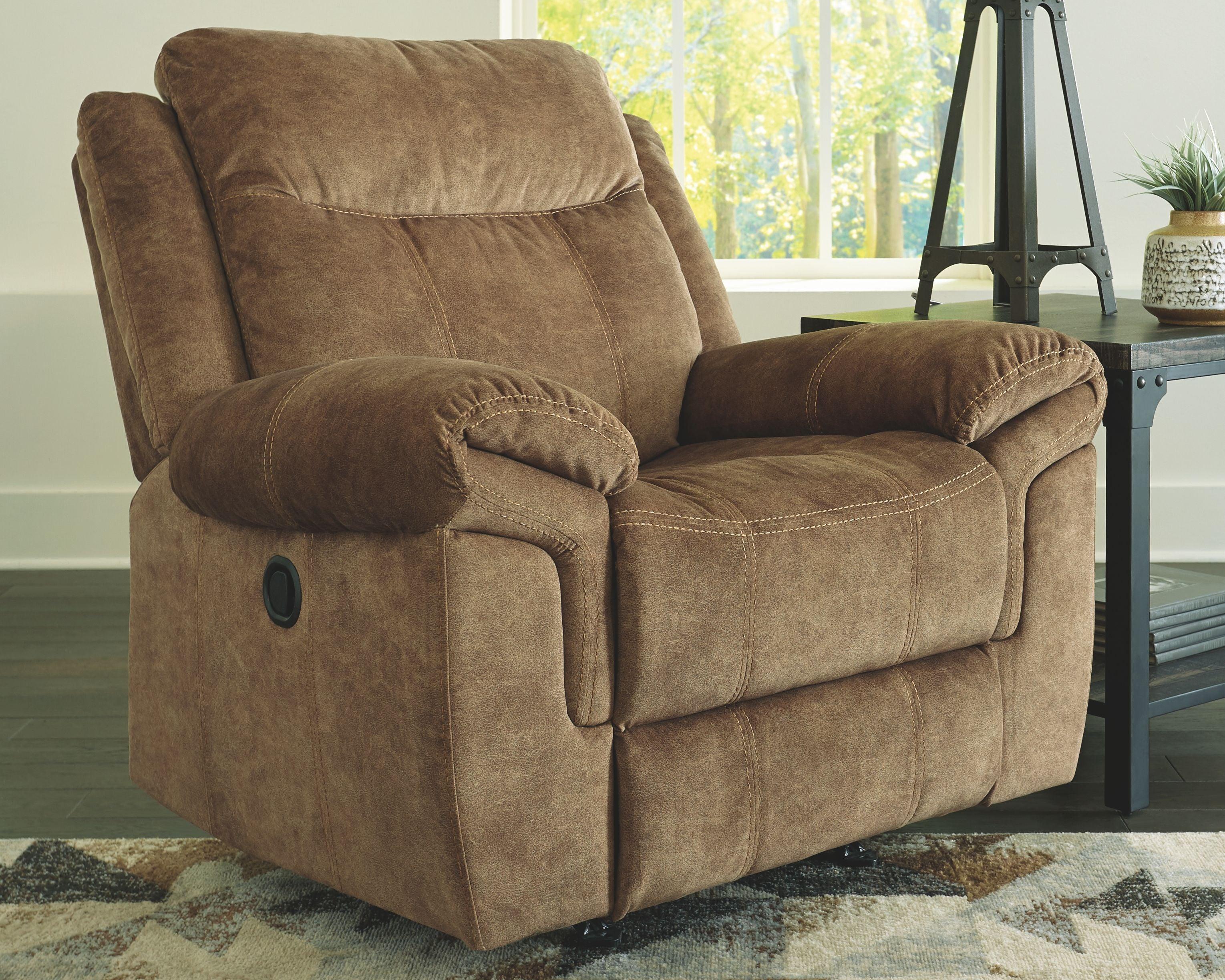 Ashley Furniture - Huddle-up - Nutmeg - Rocker Recliner - 5th Avenue Furniture